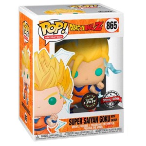 Funko POP Dragon Ball 865 Super Saiyan Goku with Energy glow/chase Limitowana Świecąca Figurka Kolekcjonerska