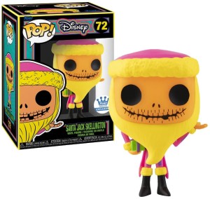 Funko POP Disney 72 Santa Jack Skellington blacklight Special Edition Limitowana Świecąca Figurka Kolekcjonerska