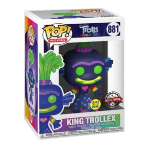 Funko POP Trolls 881 King Trollex glow Special Edition Limitowana Świecąca Figurka Kolekcjonerska