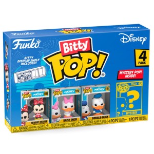Funko POP Bitty Mickey and Friends 4pack Minnie Daisy Donald + Losowy Figurka Kolekcjonerska