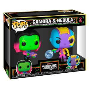 Funko POP set Guardians of the Galaxy 2pack Gamora & Nebula Blacklight Special Edition Limitowana Świecąca Zestaw Figurka Kolekcjonerska