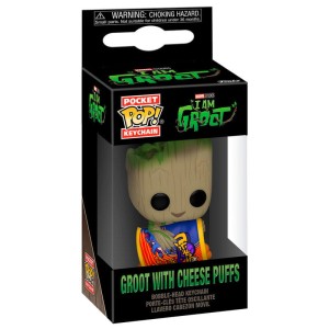 Funko POP Keychain I am Groot Groot with Cheese Puffs Brelok Figurka Kolekcjonerska