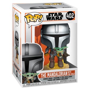 Funko POP Star Wars 402 The Mandalorian Mando Flying with Jet Pack Figurka Kolekcjonerska