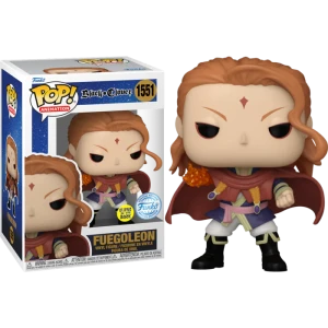 Funko POP Black Clover 1551 Fuegoleon glow Special Edition Limitowana Świecąca Figurka Kolekcjonerska