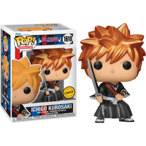 Funko POP Bleach 1610 Ichigo Kurosaki chase metallic Limitowana Figurka Kolekcjonerska