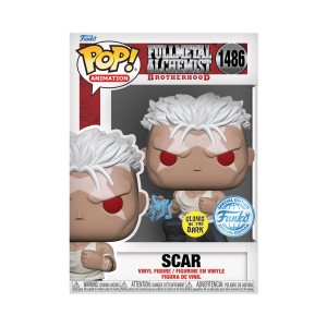 Funko POP Fullmetal Alchemist 1486 Scar glow Special Edition Limitowana Świecąca Figurka Kolekcjonerska