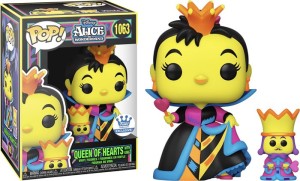 Funko POP Disney Alice in Wonderland 1063 Queen of Hearts with King Blacklight Special Edition Limitowana Świecąca Figurka Kolekcjonerska