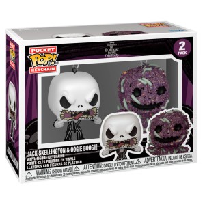 Funko POP Keychain The Nightmare Before Christmas 2pack Jack & Oogie Boogie Brelok Figurka Kolekcjonerska