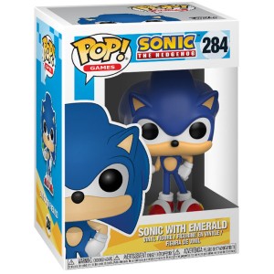 Funko POP Sonic 284 Sonic with Emerald Figurka Kolekcjonerska