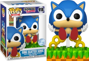 Funko POP Sonic 918 Ring Scatter Sonic Special Edition Limitowana Figurka Kolekcjonerska
