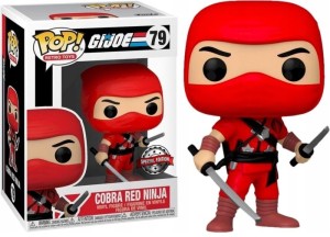 Funko POP G.I.Joe 79 Cobra Red Ninja Special Edition Limitowana Figurka Kolekcjonerska