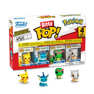 Funko POP Bitty Pokemon 4pack Pikachu Cubone Caterpie Chase Limitowana Figurka Kolekcjonerska