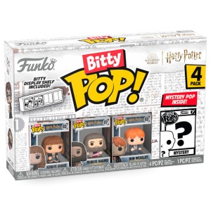 Funko POP Bitty Harry Potter 4pack Hermione Ron Hagrid + Losowy Figurka Kolekcjonerska