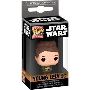 Funko POP Keychain Star Wars  Young Leia with Lola Brelok Figurka Kolekcjonerska