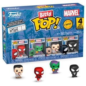 Funko POP Bitty Spider-man 4pack Spider-Man Green Goblin Jonah Jameson Chase Limitowana Figurka Kolekcjonerska