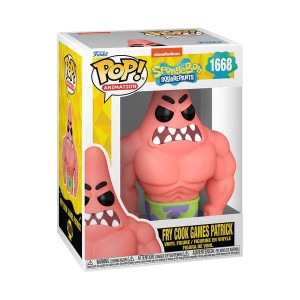 Funko POP SpongeBob SquarePants 1668 Fry Cook Games Patrick Figurka Kolekcjonerska