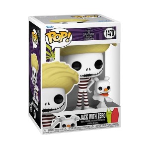 Funko POP The Nightmare Before Christmas 1470 Jack with Zero Figurka Kolekcjonerska