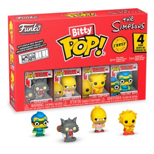 Funko POP Bitty the Simpsons 4pack Scratchy Grampa Lisa Fallout Boy Chase Limitowana Figurka Kolekcjonerska
