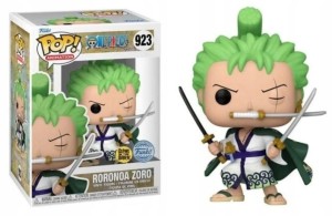 Funko POP One Piece 923 Roronoa Zoro GLOW Special Edition Świecąca Limitowana Figurka Kolekcjonerska