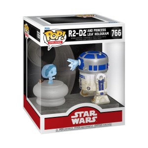 Funko POP Star Wars 766 R2-D2 Princess Leia Hologram  Special Edition Figurka Kolekcjonerska
