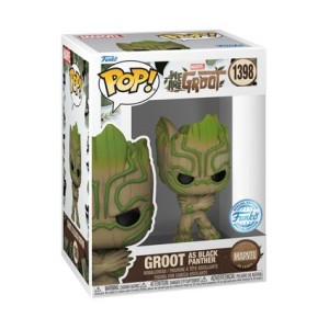 Funko POP Marvel 1398 Groot as Black Panther Special Edition Limitowana Figurka Kolekcjonerska
