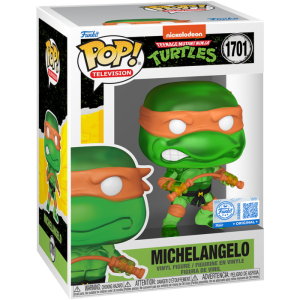 Funko POP Teenage Mutant ninja Turtles 1701 Michelangelo (Translucent Green) Special Edition Limitowana Figurka Kolekcjonerska