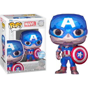 Funko POP Marvel 1268 Captain America (Facet) Special Edition Limitowana Figurka Kolekcjonerska