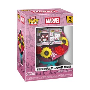 Figurka Funko POP Marvel 3pack Spiderman Miles Morales Ghost Spider Bouquet