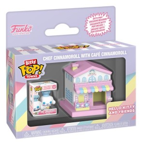 Figurka Funko POP Bitty Hello Kitty  Chef Cinnamoroll with Cafe Cinnamoroll