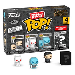 Funko POP Bitty Game of Thrones 4 Pack Jon Snow Ghost White Walker + Mystery Figurka Kolekcjonerska
