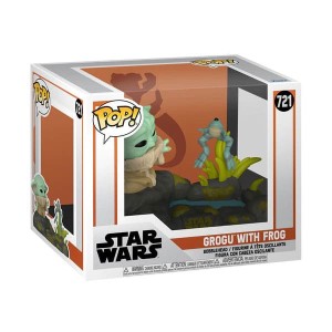 Funko POP Moment Star Wars 721 Grogu with Frog Figurka Kolekcjonerska