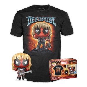 Funko POP Tee Deadpool 1343 Heavy Metal Deadpool diamond Special Edition Limitowana Brokatowa Figurka Kolekcjonerska
