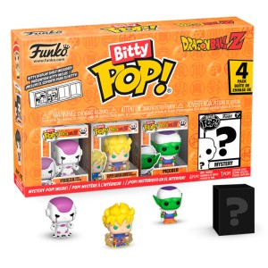 Funko POP Bitty Dragon Ball 4pack Frieza Saiyan Goku Poccolo + Losowy Figurka Kolekcjonerska