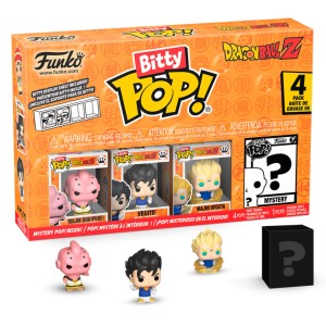Funko POP Bitty Dragon Ball 4pack Majin Buu Vegito Majin Vegeta + Losowy Figurka Kolekcjonerska