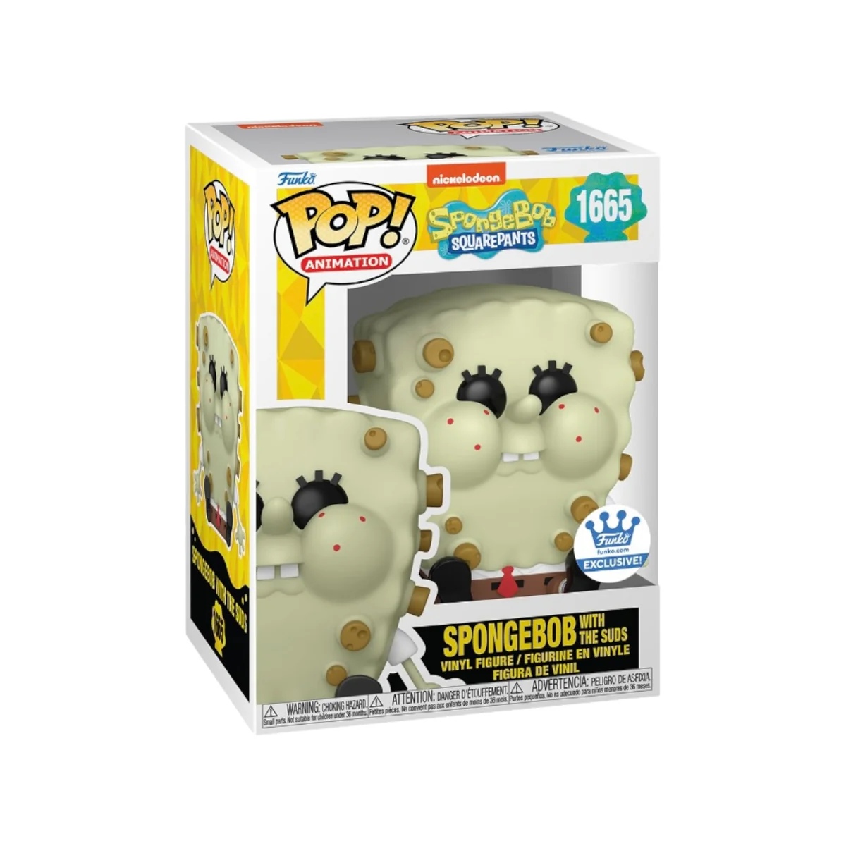 Funko POP! Animation: SpongeBob SquarePants - Spongebob with the Suds (Special Edition) #1665