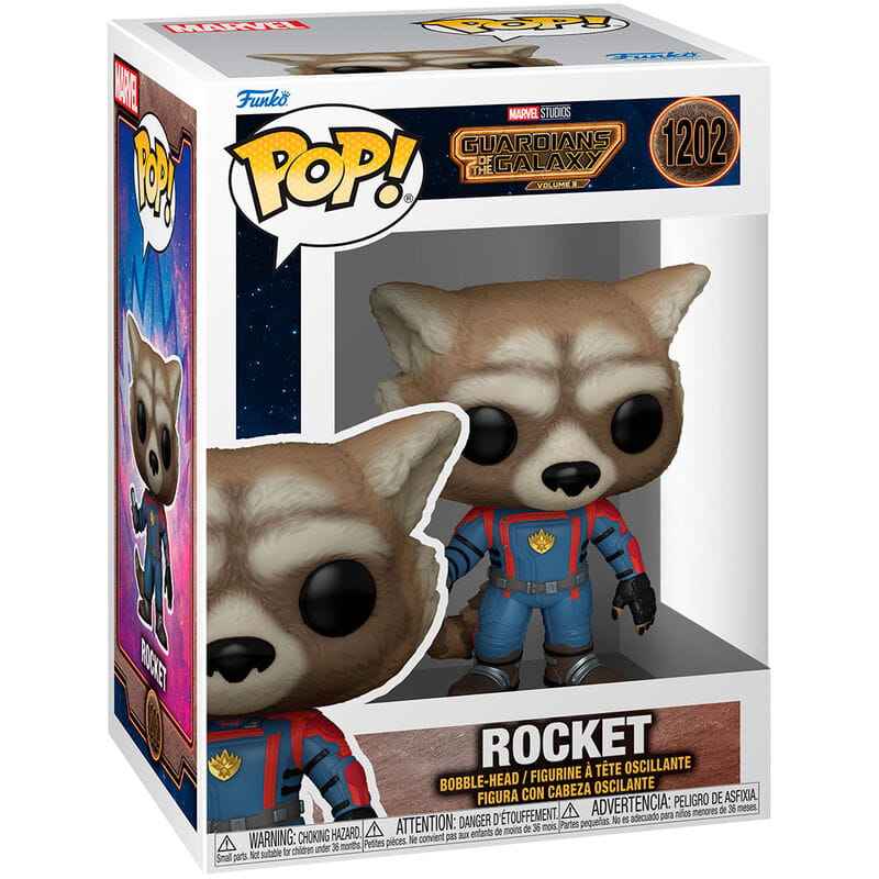 Funko POP! Marvel: Marvel - Guardians of the Galaxy Rocket #1202