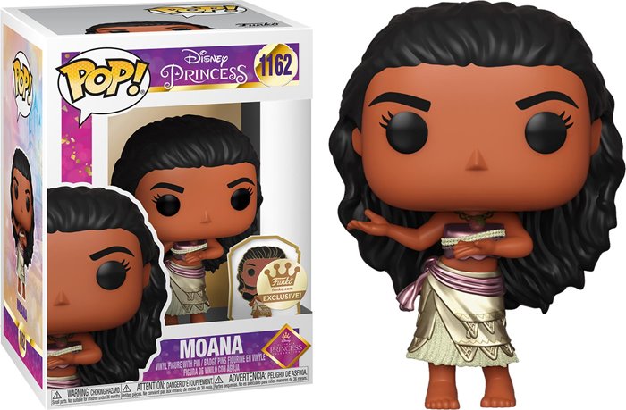 Funko POP! Disney: Disney - Princess Moana (Metallic, Special Edition) #1162