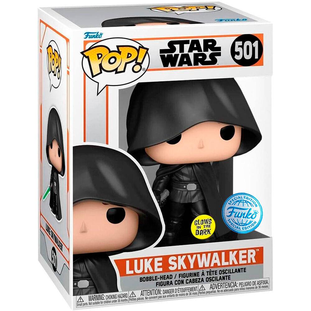 Funko POP! Star Wars: Star Wars - Luke Skywalker (Glow in the Dark, Special Edition) #501