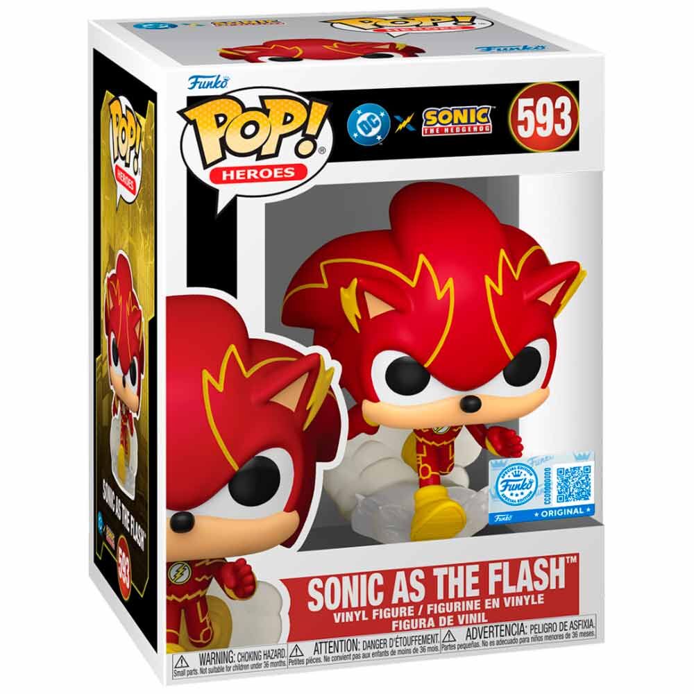 Funko POP! Games: Sonic the Hedgehog - Sonic As The Flash (Special Edition) #593