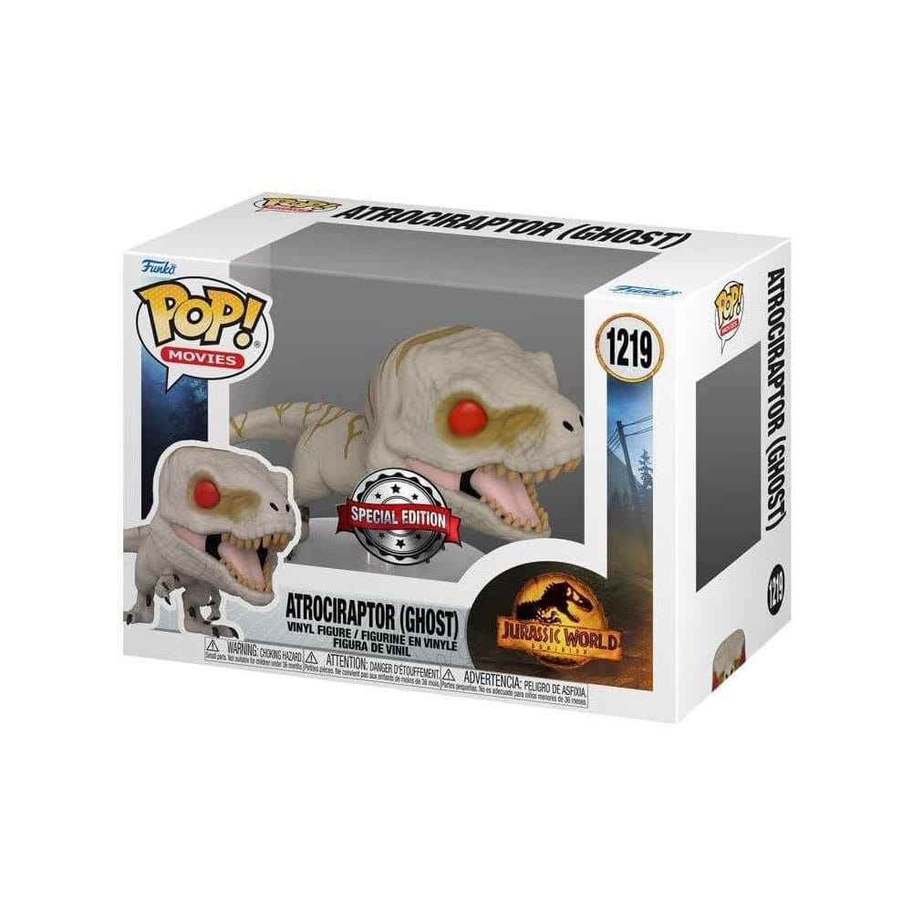 Funko POP! Movies: Jurassic Park - Atrociraptor Ghost (Special Edition) #1219