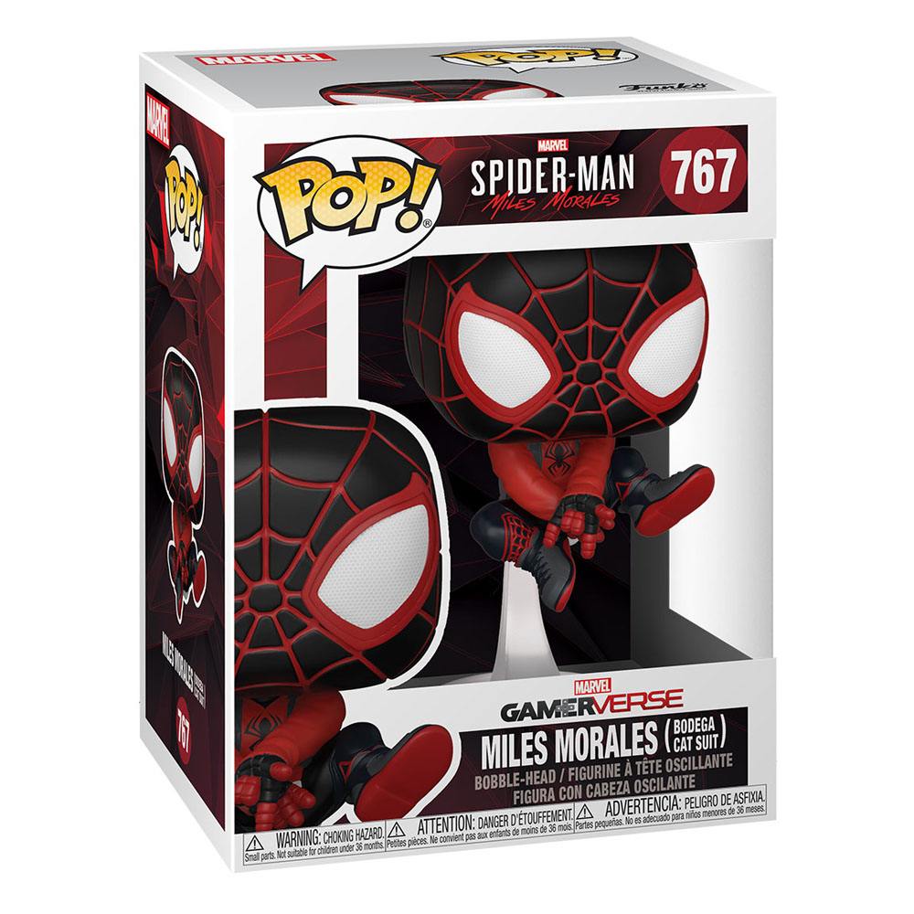 Funko POP! Marvel: Marvel - Spider-Man Miles Morales Miles Morales Bodega Cat Suit #767