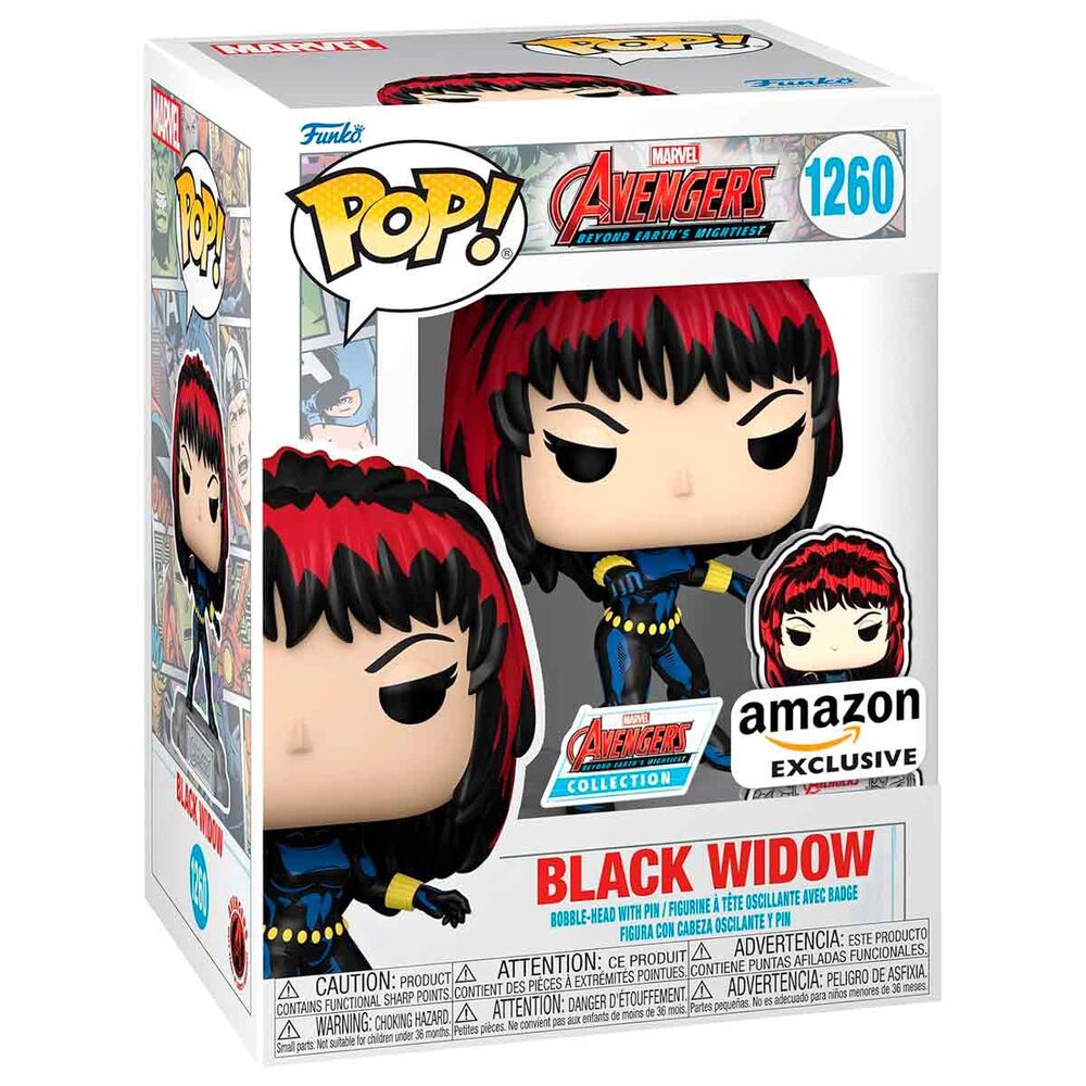 Funko POP! Marvel: Marvel - Avengers Black Widow with Pin (Special Edition) #1260