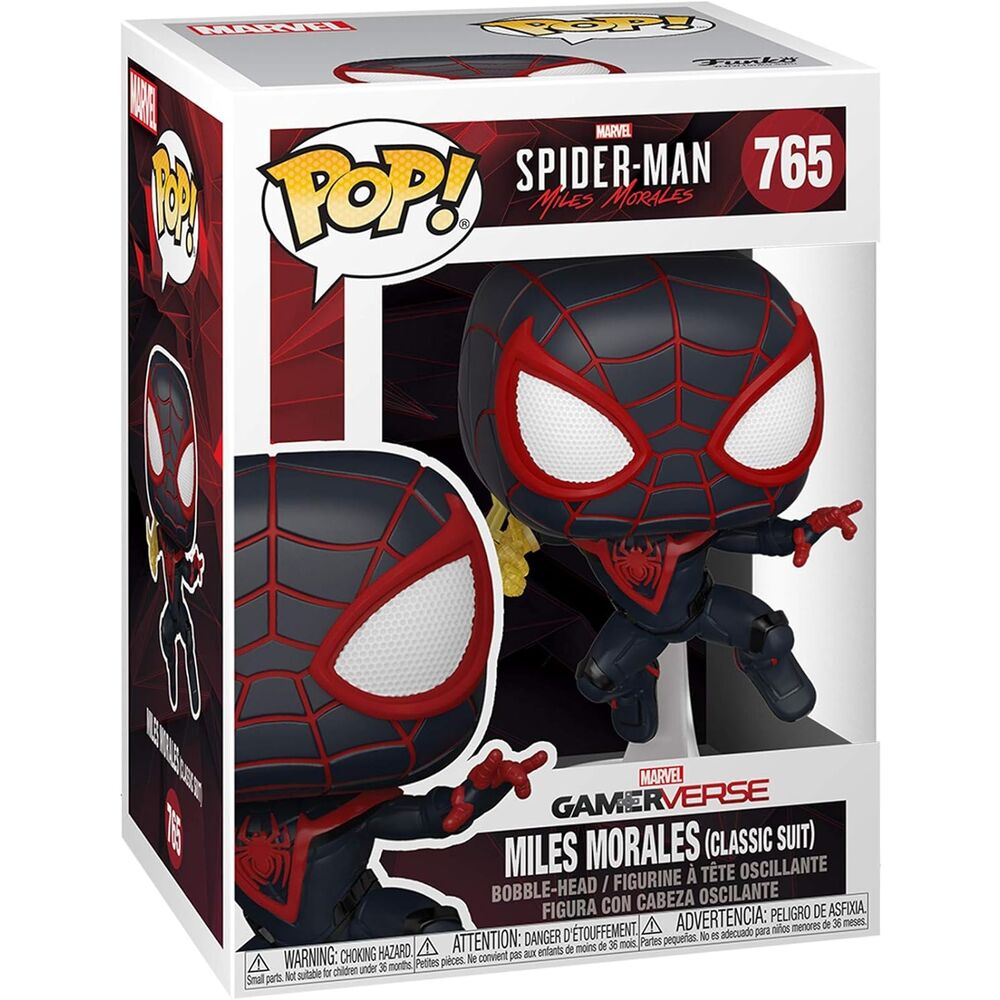 Funko POP! Marvel: Marvel - Spider-Man Miles Morales Miles Morales Classic Suit #765