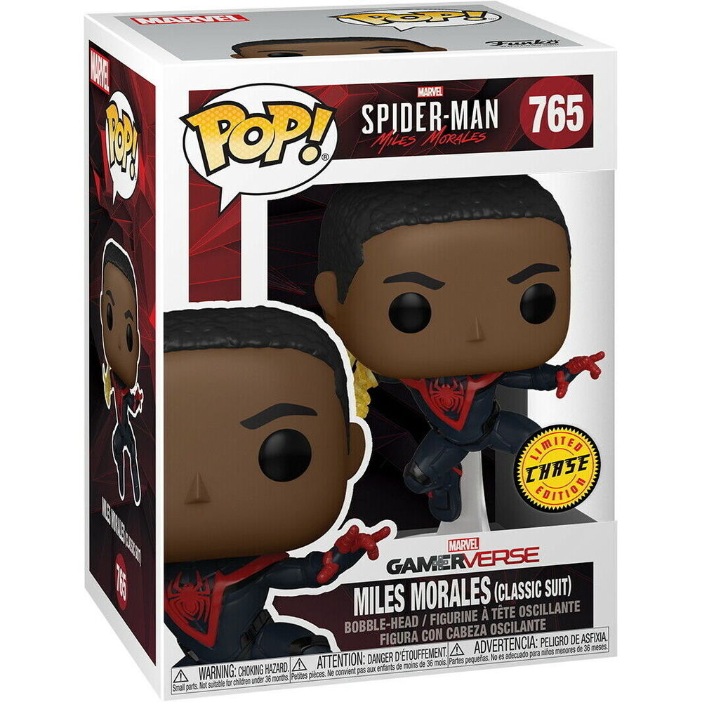 Funko POP! Marvel: Marvel - Spider-Man Miles Morales Miles Morales Classic Suit (Chase) #765