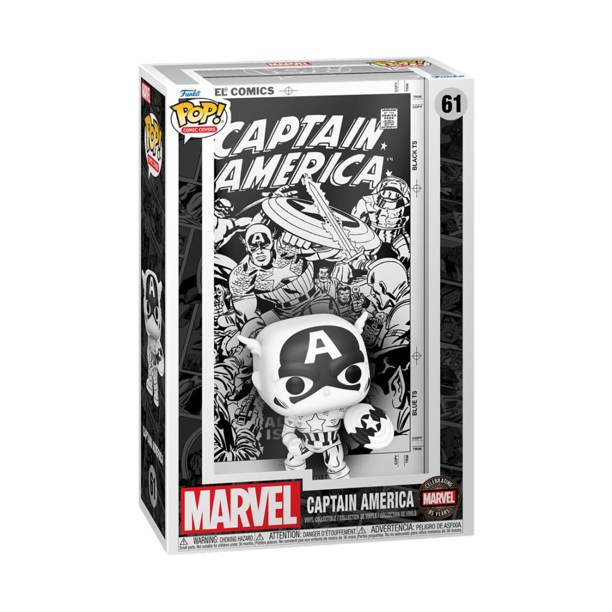 Funko POP! Marvel: Marvel - Cover Captain America #61