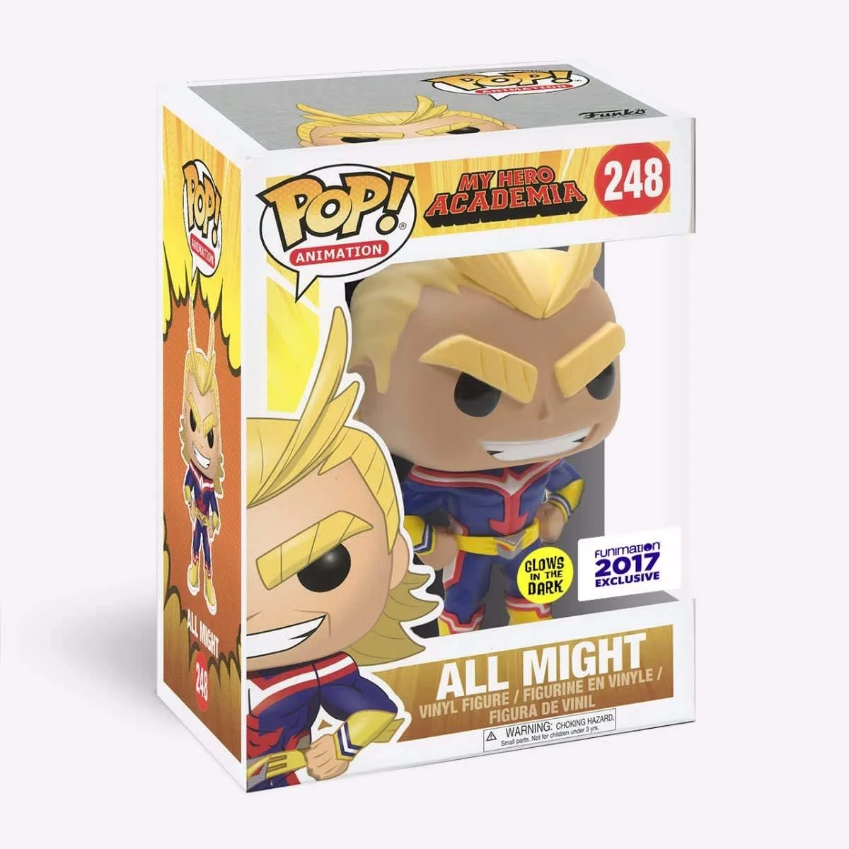Funko POP! Animation: My Hero Academia - All Might (Glow in the Dark) #248