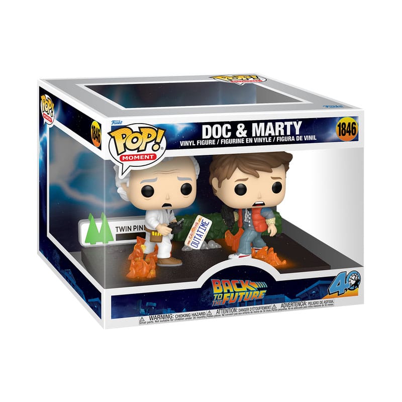 Funko POP! Moment: Back to the Future - Doc and Marty #1846