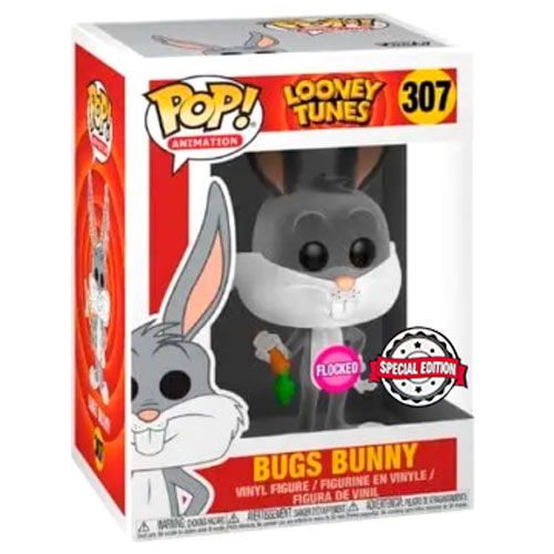 Funko POP! Animation: Looney Tunes - Bugs Bunny (Flocked, Special Edition) #307