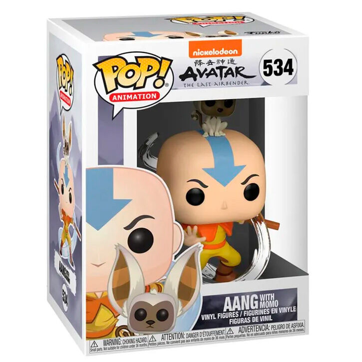 Funko POP! Avatar - the Last Airbender the Last Airbender Aang with Momo #534