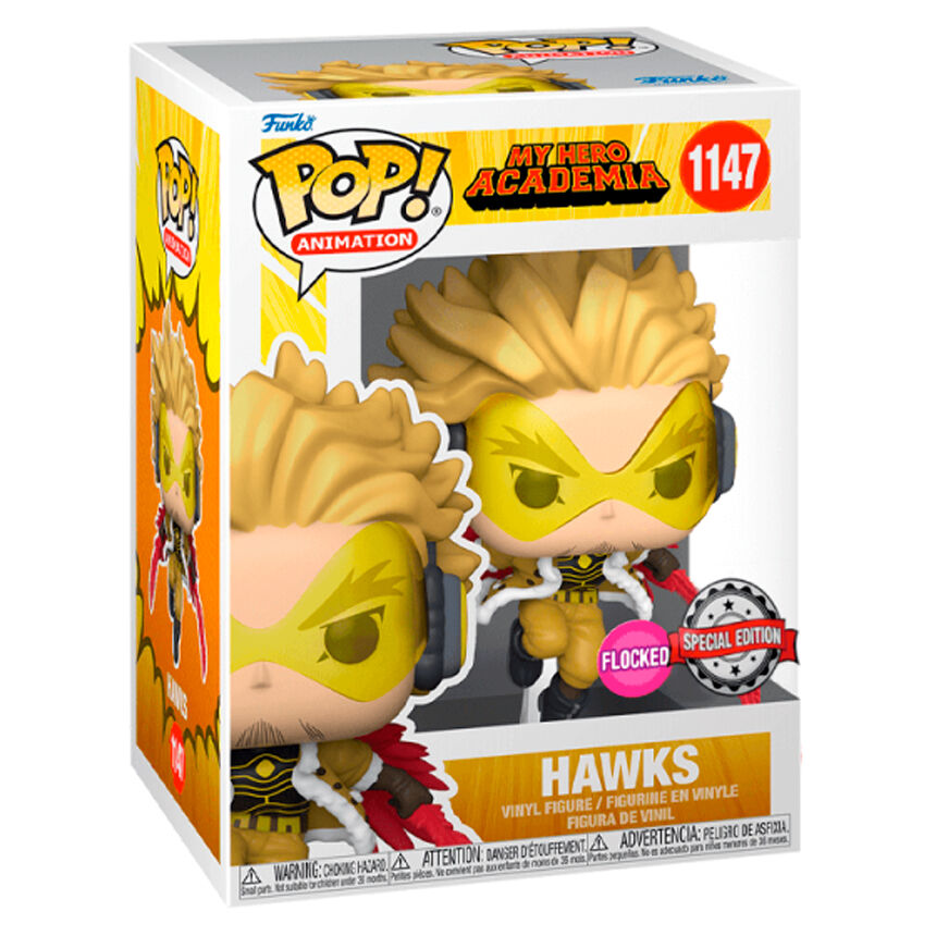 Funko POP! Animation: My Hero Academia - Hawks (Flocked) #1147